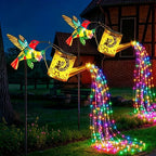 1/2pcs Hummingbird Outdoor Solar Light, 3500K 800LM IP44 Outdoor Decorative Warm White/Colored Lantern, Cute Hanging Garden Lantern, Suitable for Courtyards, Lawns by Vukjep