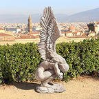 Design Toscano KY30700 Extended Grace Angel Garden Statue, 24 Inch, Antique Stone - Image 6
