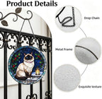 Stained Glass Window Hanging Birman Cat Suncatcher Gifts for Mom 11.8" - Image 3