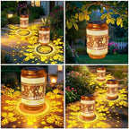 Butterfly Solar Lanterns Outdoor Waterproof Garden Decor, Gifts for Women Mom Grandma Birthday, Metal Hanging Solar Lights for Outside Yard Patio Pathway Backyard Porch - Image 5