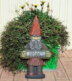 SvitMolds Mold DIY Garden Gnome Welcome Casting Concrete Decor Garden Leprechaun Cement Garden Decor D36 - Image 3