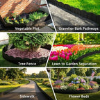 Vashly 40Ft Garden Edging 5.9 in Tall Landscape Edging 40 Pcs Garden Border - Image 6