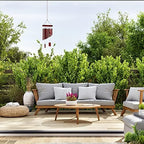 Relaxdays Wind Chime Bamboo, Calm Sound Chimes with 12 Tubes, Hanging Decor - Image 2