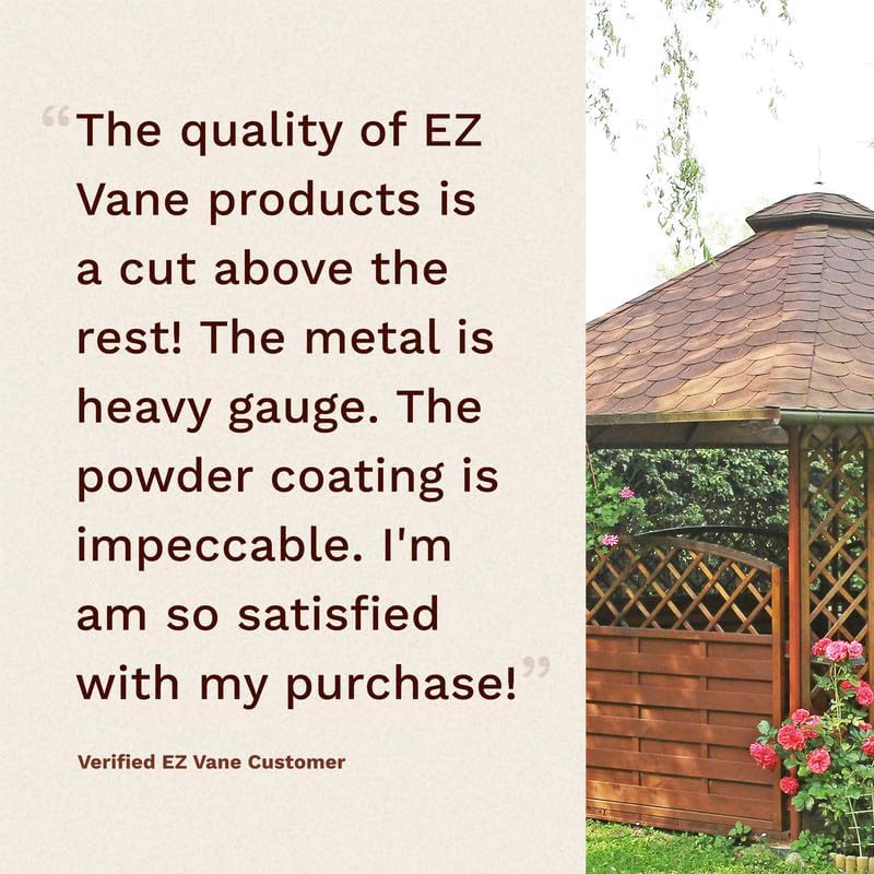 EZ Vane Steel Poodle Dog Weathervane with Wind Cups — 4-Sided Mount - Image 4