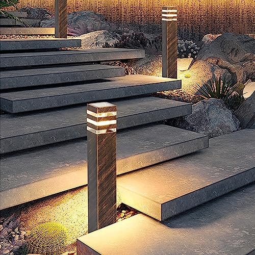23.6In Pathway Light with 3000K E26 Bulbs Hardwired Landscape Path Lighting - Image 4