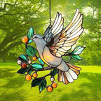 Peace Lover Dove Acrylic Suncatcher - Image 3