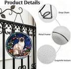 Stained Glass Window Hanging Tonkinese Suncatcher Gifts for Women 11.8" - Image 3