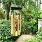 Decorative Pendant Large Copper Bell Wind Chimes Rust-Resistant Aluminum Alloy Tubes for Garden for Home by Unknown