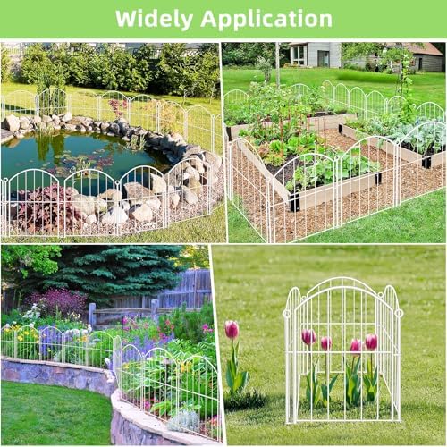 Decorative Garden Fence, 17in (H) x 10ft(L) No Dig Fence - Image 6