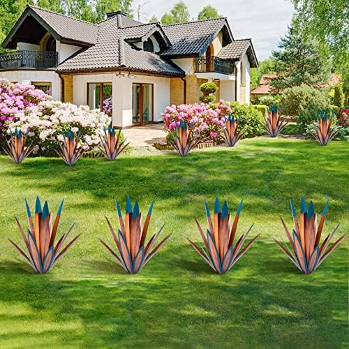 Homight Metal Tequila Country Sculpture DIY Tequila Plant Home Decor Country Tequila Garden Ornament Indooutdoor Statuette Patio Lawn Patio Stake Decoration Gift to The Garden - Image 5