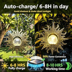Hanging Solar Sun Lights, Decorative Lanterns for Outdoor, Gifts for Women - Image 3