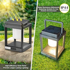 Solar Outdoor Table Lamp: Outdoor Lanterns for Patio Waterproof,Portable Rechargeable Solar Lamp - Image 3