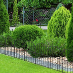 Decorative Garden Fence 29ft (L) x 16.5in (H) Fencing Dog Animal Barrier - Image 5