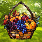 Fruitful Basket Acrylic Suncatcher - Image 3