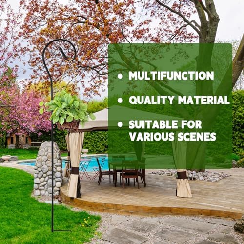 Hicarer 48 Pcs 32" Small Shepherds Hooks for Outdoor - Image 4