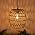 Rattan Solar Hanging Lantern, Outdoor Waterproof Chandelier Light - Image 7