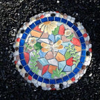 Round Garden Stepping Stones Resin Decorative Stepping Stone for Garden, 13 Inch Thicker Pavers for Garden Walkway Tread Stone Paving Stone for Yard Emulational Outdoor Lawn Decoration Stones(Style B) - Image 2