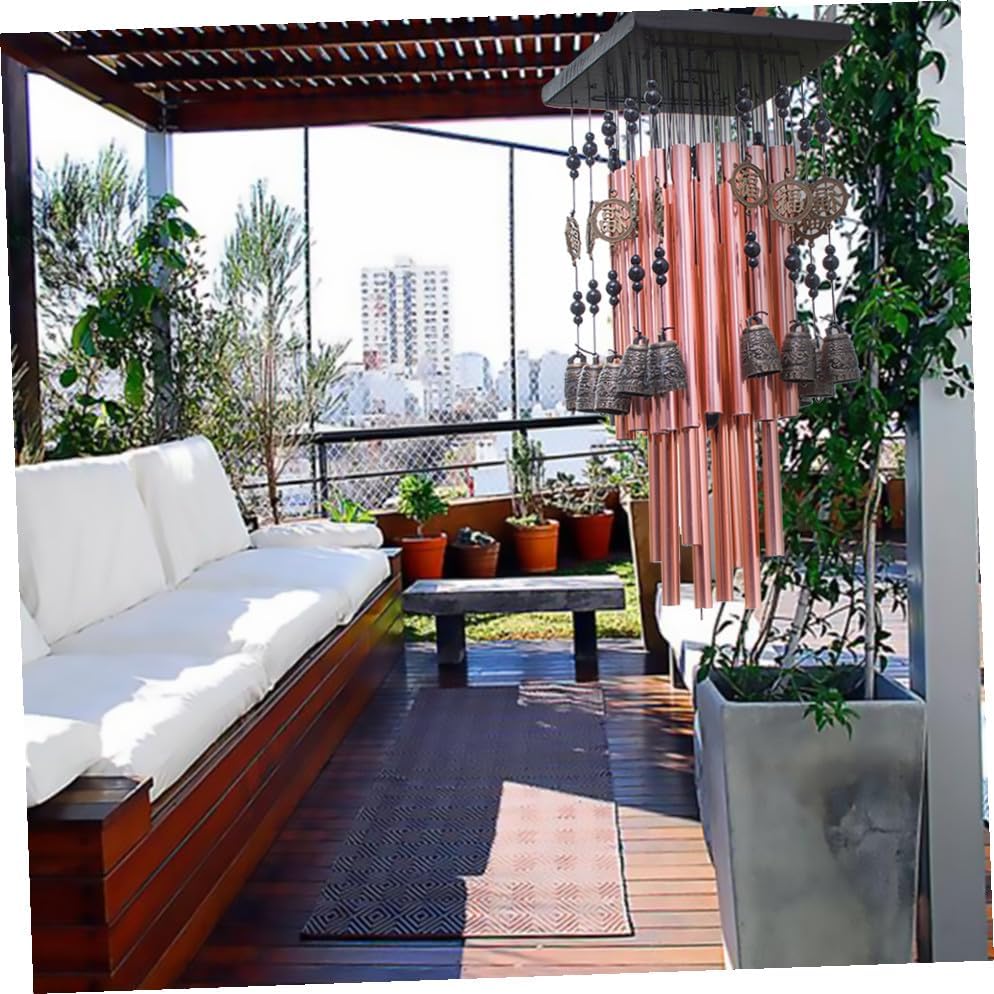 Creative Copper Aluminum Tube Wind Chime for Patio and Interior Decor - Image 4