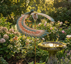 Rustic Metal Duck Kinetic Balancer Garden Stake Wind Sculpture Outdoor Yard Art Center - Image 2