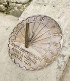 Personalized Bronze Sundial, Custom, Engraved Garden Decor, Wedding Keepsake, Outdoor Sundial (Antique Brown, 10 Inch) - Image 3