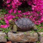 Garden Turtle Statue Decoration, Large Realistic Tortoise Figurine, Outdoor Lawn Ornament Garden Outdoor Courtyard, Lawn Landscape, Swimming Pool Decoration, Festival and Birthday Gifts - Image 6