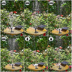 Submersible Sump Pump Water Pump, Solar Water Pump Fountain For Garden Swimming Pool Pond Outdoor Solar Panel Fountain Floating Fountain Garden Decoration Transfer Pump (Color : 2.5W) - Image 6
