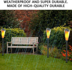 12 Led Solar Torch Light 360° Luminous Range Outdoor Lawn Lamp Flickering Flame Beating Effect Waterproof for Daily Use Festivel/Party Decor (12 Led Pack of 1) - Image 7