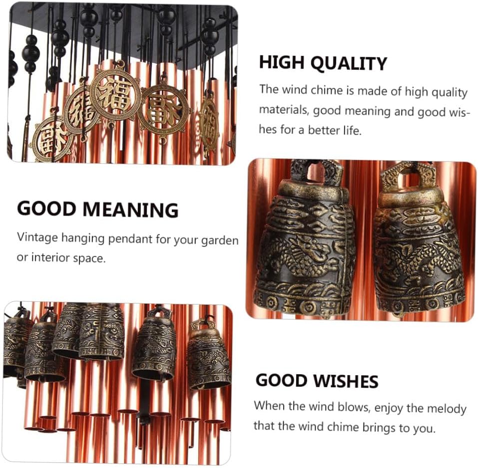 Creative Copper Aluminum Tube Wind Chime for Patio and Interior Decor - Image 7