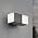LUTEC Cuba 3000K 1100LM LED Integrated Porch Wall Light Outdoor and Indoor Bedroom LED Wall Lantern Sconce-Bronze - Image 7
