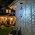 Moroccan Hanging Solar Lights Outdoor Lantern Bidirectional Availabili Garden Decor Waterproof Plastic Blue Decorations for Patio Pathway Yard Backyard Solar Powered Garden Decorative (Black, 1) - Image 7