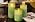 Flameless Candles Set of 3 Green LED Pillar Candles with Remote Timer - Image 7