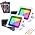 MIWAT 20W 2Pack LED Flood Light, Plug in RGB LED Color Changer Lamp with Remote, IP68 Waterproof Outdoor Floodlights for Wedding, Garden, Playground, Party - Image 7
